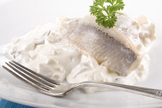 Marinierter Hering mit Salzkartoffeln